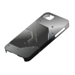 Dark Gray Brushed Aluminum Metal Look-Monogram casemate cases