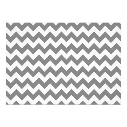 Dark Gray Chevron; Tropical Palm Invite