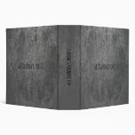 Dark Gray Color Leather Pattern-Binder Template binders