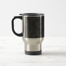 Dark Gray Diamond Plate Texture Mug
