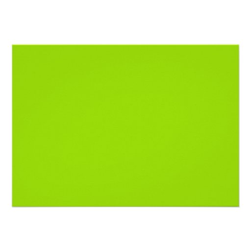 Dark Gray Lime Green Chevron Invitation