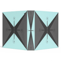Dark Gray Shapes Binders