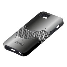 Dark Gray Tones Shiny Metallic Look iPhone 5 Cases