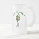 Dark Green Baseball Player Mug