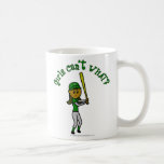 Dark Green Baseball Player Mug