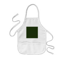 Dark Green Diagonal Striped Pattern. Apron