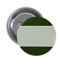Dark Green Diagonal Striped Pattern. Pinback Buttons