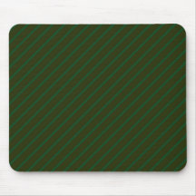 Dark Green Diagonal Striped Pattern. Mouse Pad
