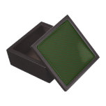 Dark Green Diagonal Striped Pattern. Premium Jewelry Boxes