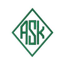 Dark Green Embroidered A.S.K. Shirts