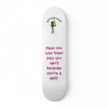 Dark Green Girls Baseball Skate Boards