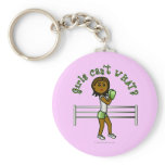 Dark Green Girls Boxing Key Chains