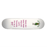 Dark Green Girls Football Skate Deck