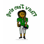 Dark Green Girls Football Shirts