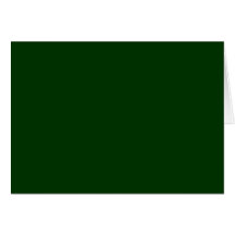 Dark Green Greeting Card
