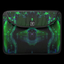Dark Green McBook Sleeve rickshaw flap sleeves