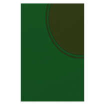 Dark green mod circle custom flyer