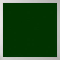 Dark Green Print