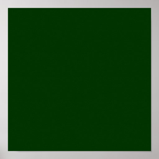 Dark Green Print