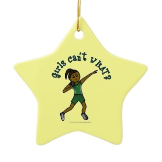 Dark Green Shot Put Christmas Tree Ornaments