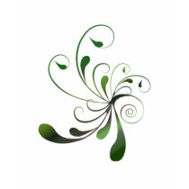 Dark Green Swirls t-shirts by NixxysPicks Dark Green Swirls t-shirts