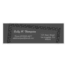 dark grey Border Frame Business Card
