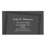 dark grey Border Frame Business Cards