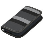 Dark Grey Horizontal Stripes Planners