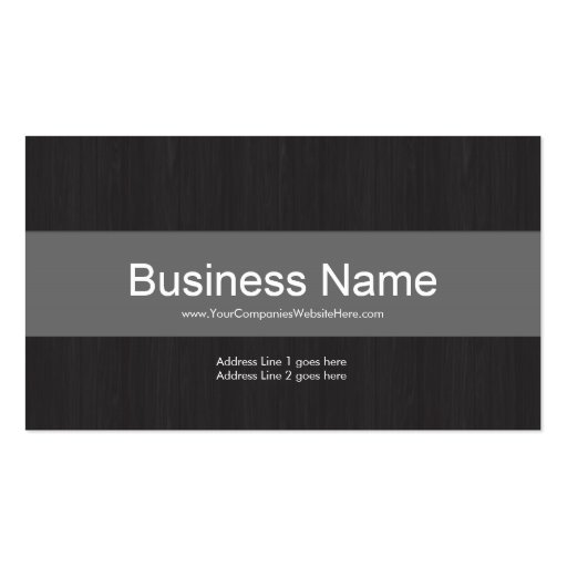 Dark & Grey Professional Business Card