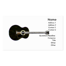 Dark Guitar - Business Business Card