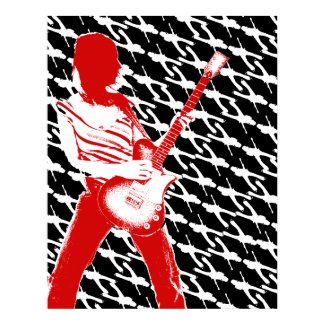 Dark Guitars Poster print