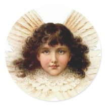 Dark Haired Angel stickers by dchaddad Dark Haired Angel stickers
