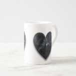 Dark Heart Bone China Mug