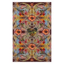 Dark Heart Fantasy Floral Scrapbook Craft Paper Stationery