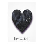 Dark Heart Personalized Announcements