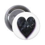 Dark Heart Pinback Button