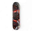 Dark Hearts Abstract Skateboard