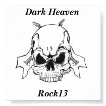 Dark heaven Rock 13 logo poster posters