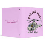 Dark Helicopter Pilot binders