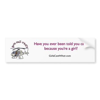 Dark Helicopter Pilot Bumper Stickers