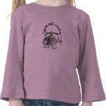 Dark Helicopter Pilot Girl Tshirt