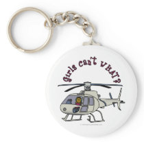 Dark Helicopter Pilot keychains