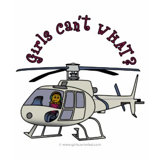 Dark Helicopter Pilot Tee Shirts