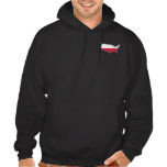 Dark Hoodie: Polish in USA t-shirts