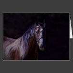 Dark Horse Greeting Card