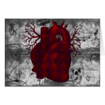 Dark Human Heart Card cards
