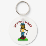 View more Dark Lawn Care Girl Keychains personalized gift ideas for girls Dark Lawn Care Girl Keychains