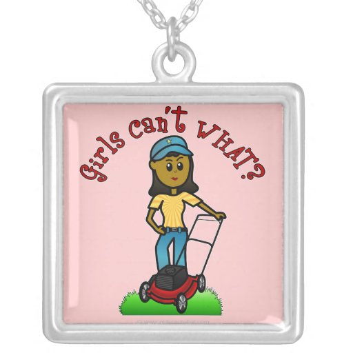 Dark Lawn Care Girl Necklaces