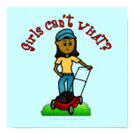 Dark Lawn Care Girl Posters