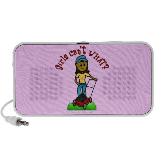 Dark Lawn Care Girl Travelling Speakers